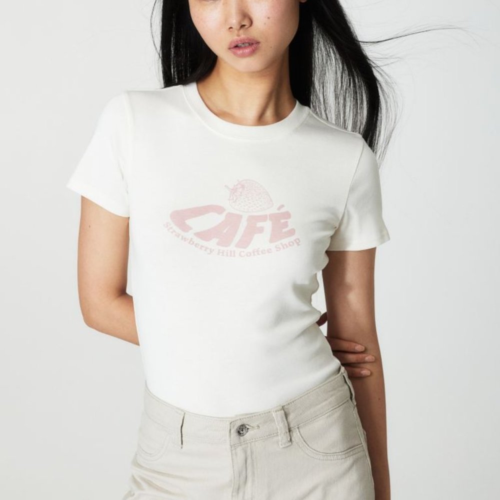 H&M Fitted Cotton Top